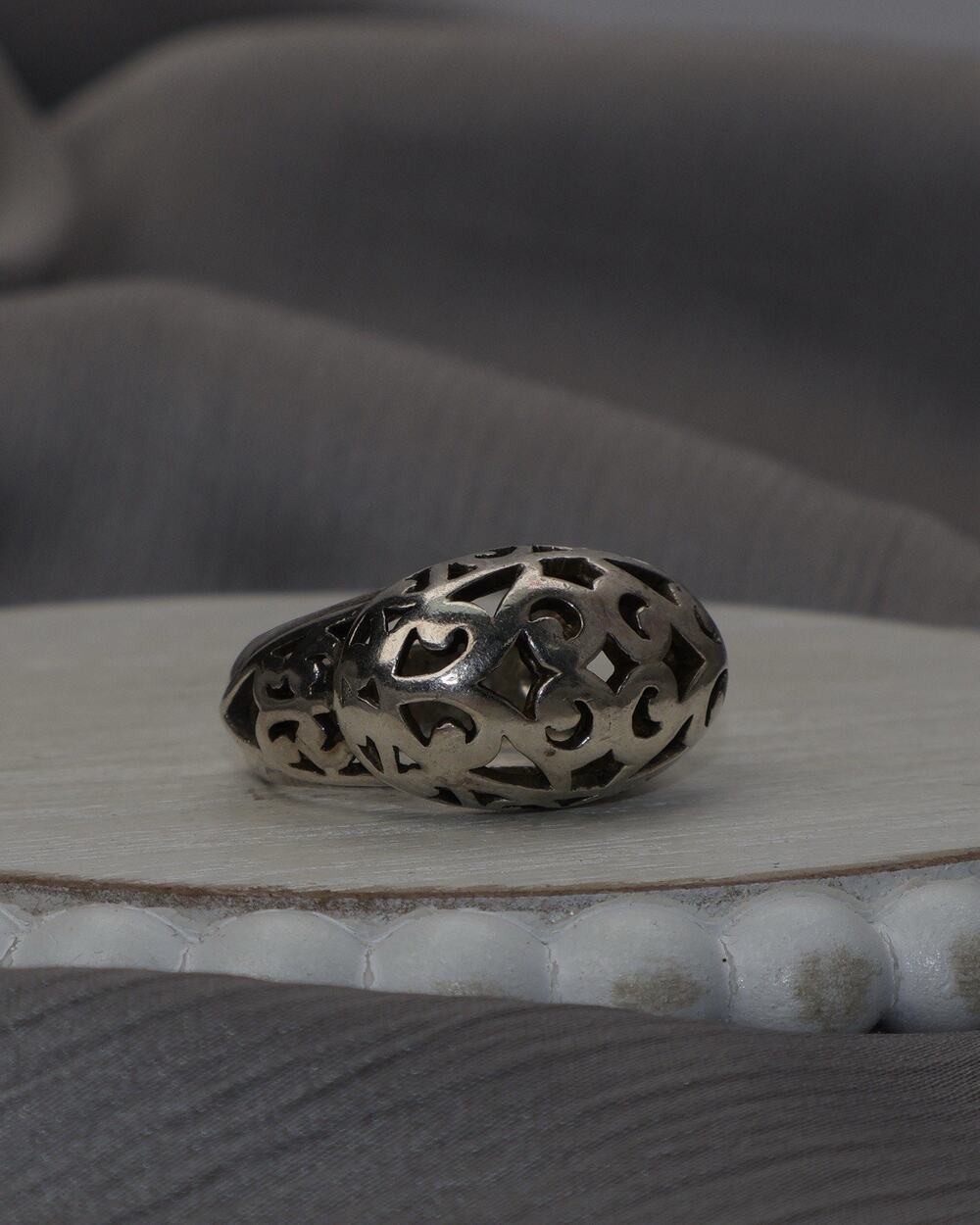 Vintage Barse Sterling Silver Ring 9.6G / Sz 7